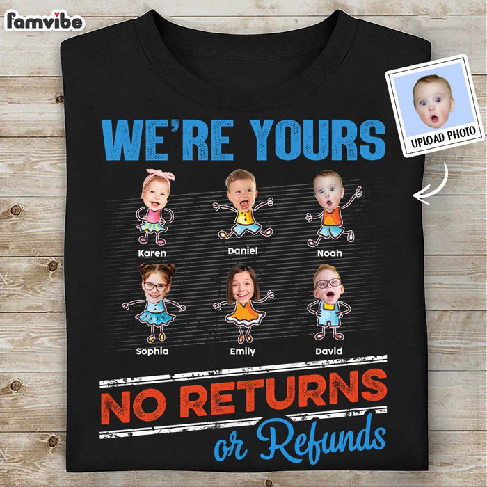 Personalized Gift For Grandpa No Refunds Or Returns Photo Shirt - Hoodie - Sweatshirt 33777 1