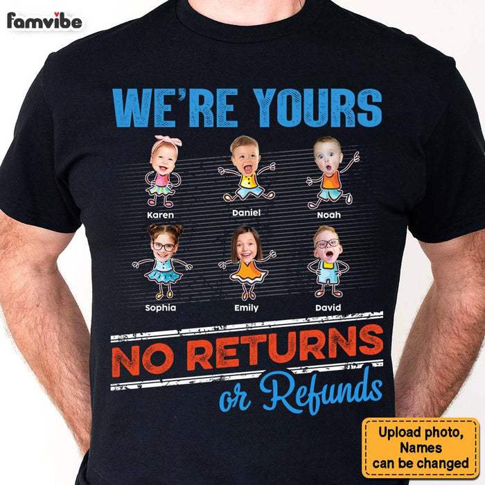 Personalized Gift For Grandpa No Refunds Or Returns Photo Shirt - Hoodie - Sweatshirt 33777 1