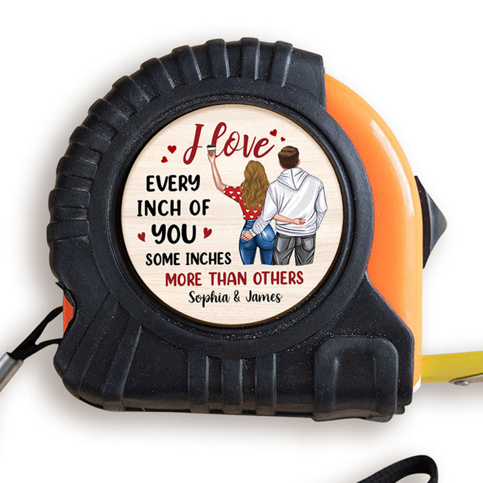 Personalized Gift For Husband I Love Every Inch Of You Tape Measure 33779 1