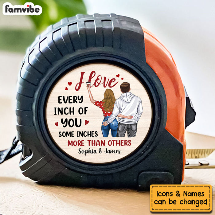 Personalized Gift For Husband I Love Every Inch Of You Tape Measure 33779 1