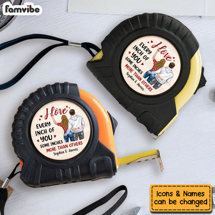 Personalized Gift For Husband I Love Every Inch Of You Tape Measure 33779 1