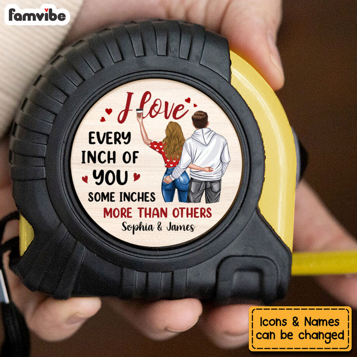 Personalized Gift For Husband I Love Every Inch Of You Tape Measure 33779 1