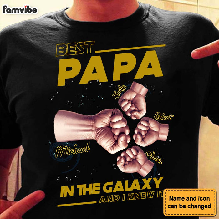 Personalized Gift For Grandpa In The Galaxy Shirt - Hoodie - Sweatshirt 33782 1