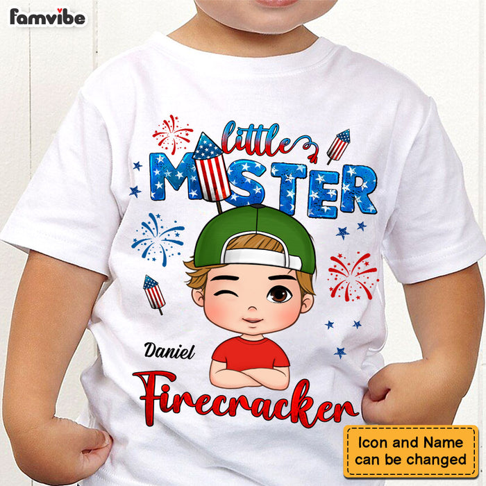 Personalized Gift for Granddaughter Miss Firecracker Kid T Shirt - Kid Hoodie - Kid Sweatshirt 33783 1