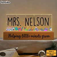 Personalized Gift For Teacher Back to School Acrylic Name Night Light 33785 thumb 1