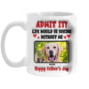 Personalized 3D Inflated Effect Dog Dad Mug 33787 1