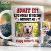 Personalized 3D Inflated Effect Dog Dad Mug 33787 1