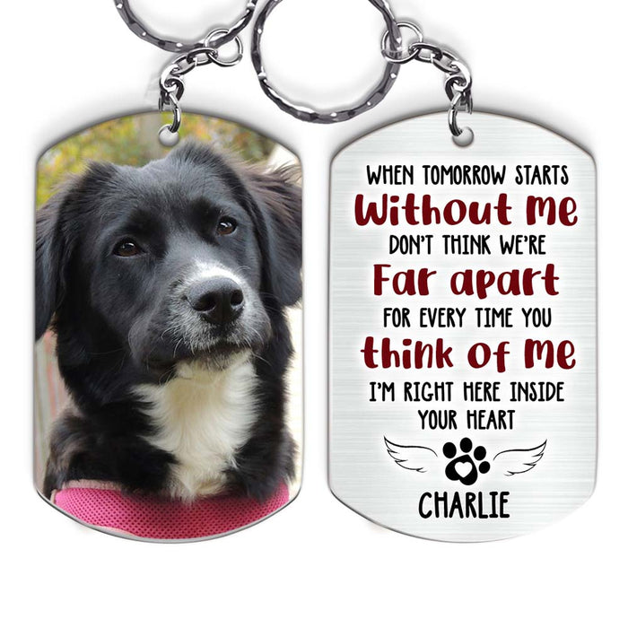 Personalized Gift For Pet Memorial Aluminum Keychain 33796 1