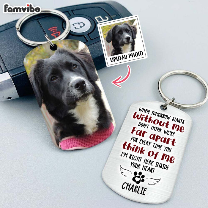 Personalized Gift For Pet Memorial Aluminum Keychain 33796 1