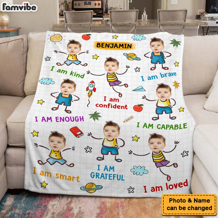 Personalized For Kids Custom Photo I Am Blanket 33807 1