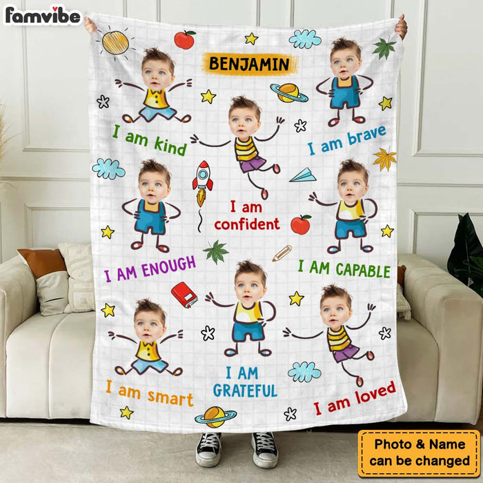 Personalized For Kids Custom Photo I Am Blanket 33807 1