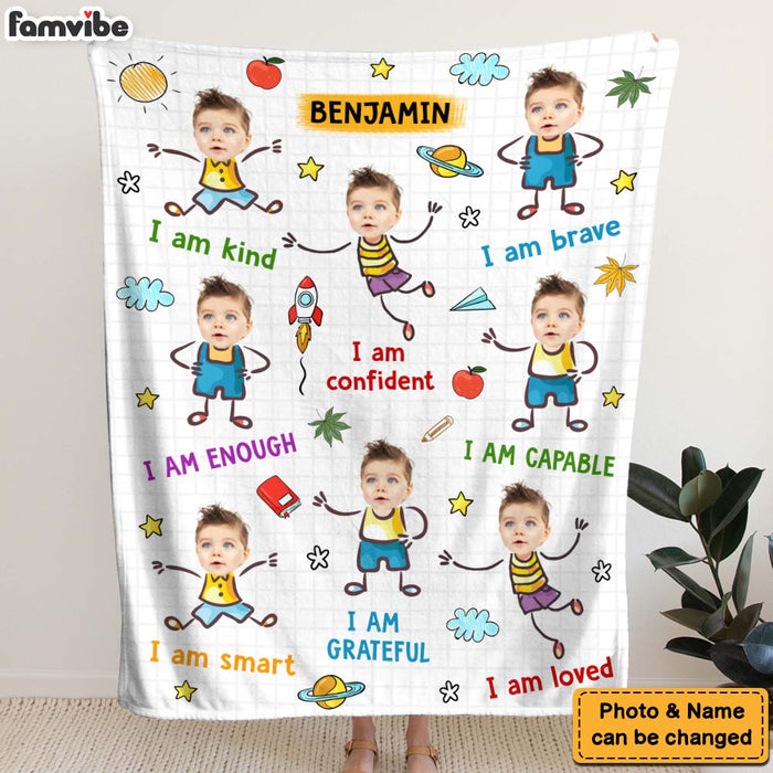 Personalized For Kids Custom Photo I Am Blanket 33807 1