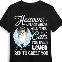Personalized For Pet Lovers Heaven A Place Where All The Cats Shirt - Hoodie - Sweatshirt 33815 thumb 1