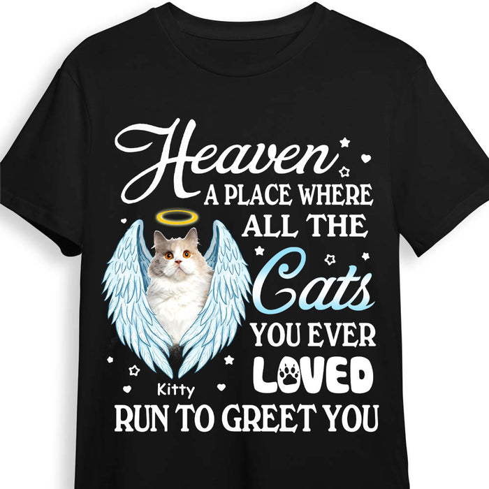 Personalized For Pet Lovers Heaven A Place Where All The Cats Shirt - Hoodie - Sweatshirt 33815 1