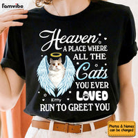 Personalized For Pet Lovers Heaven A Place Where All The Cats Shirt - Hoodie - Sweatshirt 33815 thumb 1