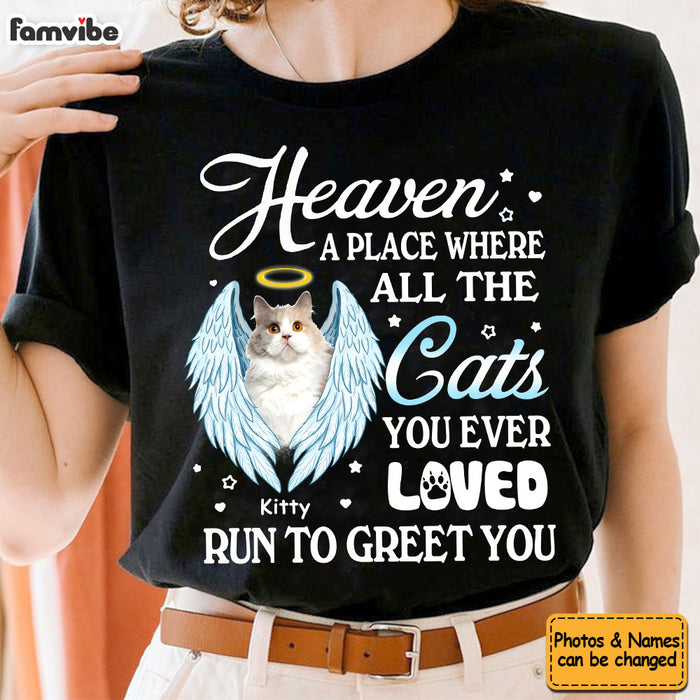 Personalized For Pet Lovers Heaven A Place Where All The Cats Shirt - Hoodie - Sweatshirt 33815 1