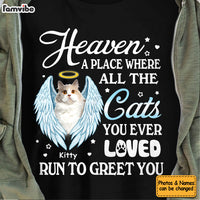 Personalized For Pet Lovers Heaven A Place Where All The Cats Shirt - Hoodie - Sweatshirt 33815 thumb 1