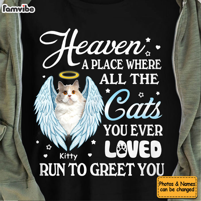 Personalized For Pet Lovers Heaven A Place Where All The Cats Shirt - Hoodie - Sweatshirt 33815 1