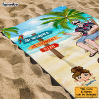 Personalized For Grandpa Dad My Retirement Plan Beach Towel 33819 thumb 1