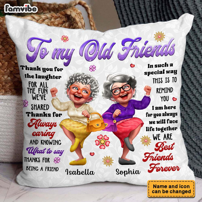 Personalized To My Old Friend 3d Style Pillow 33820 1