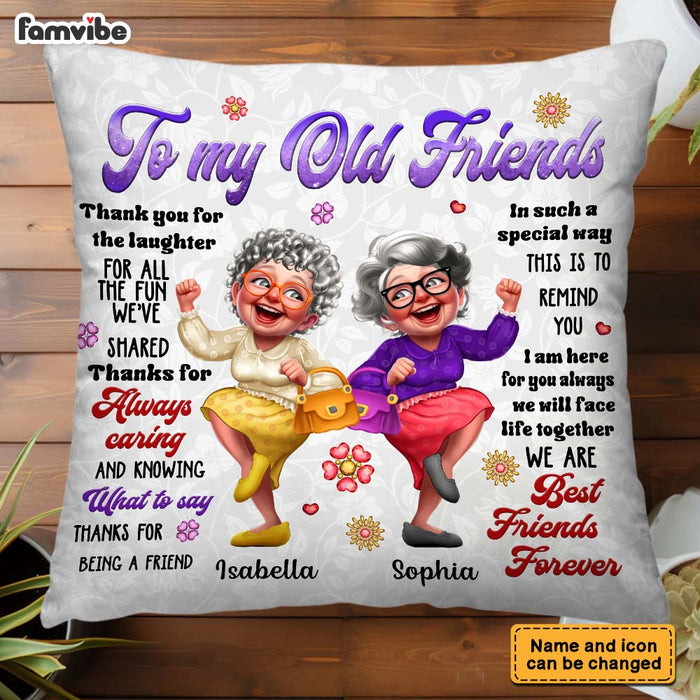 Personalized To My Old Friend 3d Style Pillow 33820 1