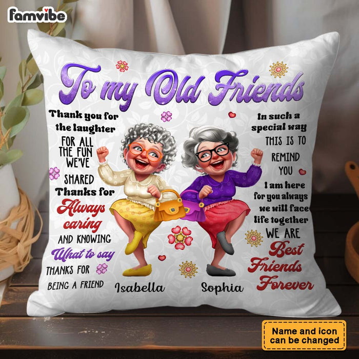 Personalized To My Old Friend 3d Style Pillow 33820 1