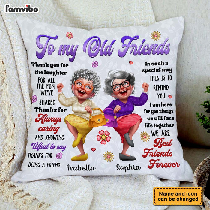 Personalized To My Old Friend 3d Style Pillow 33820 1