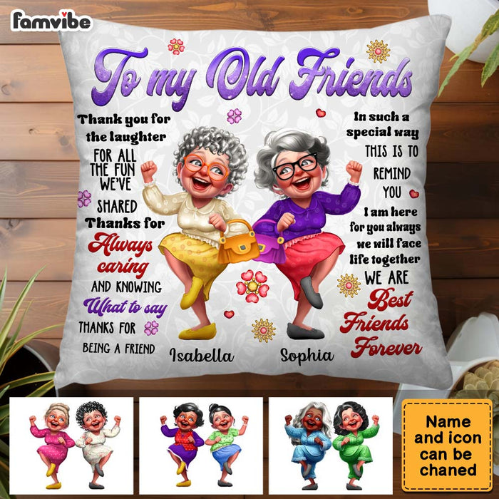 Personalized To My Old Friend 3d Style Pillow 33820 1