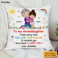 Personalized For Granddaughter Grandson Grandma Mom How Much I Love You Pillow 33825 thumb 1