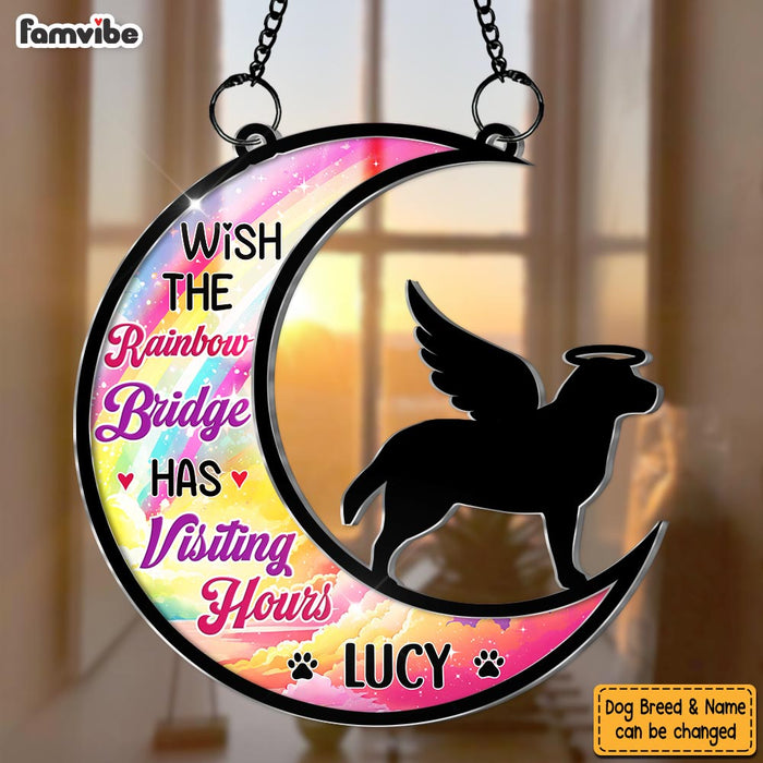 Gift For Dog Lover Rainbow Bridge Memo Acrylic Suncatcher Ornament 33837 1