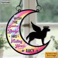 Gift For Dog Lover Rainbow Bridge Memo Acrylic Suncatcher Ornament 33837 thumb 1
