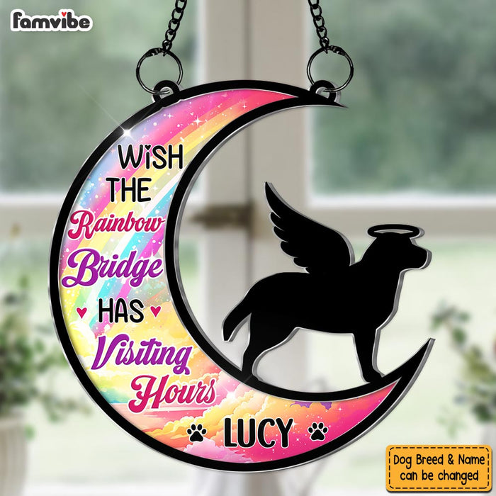 Gift For Dog Lover Rainbow Bridge Memo Acrylic Suncatcher Ornament 33837 1
