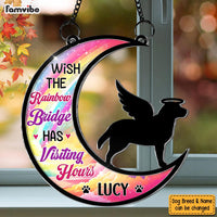 Gift For Dog Lover Rainbow Bridge Memo Acrylic Suncatcher Ornament 33837 thumb 1
