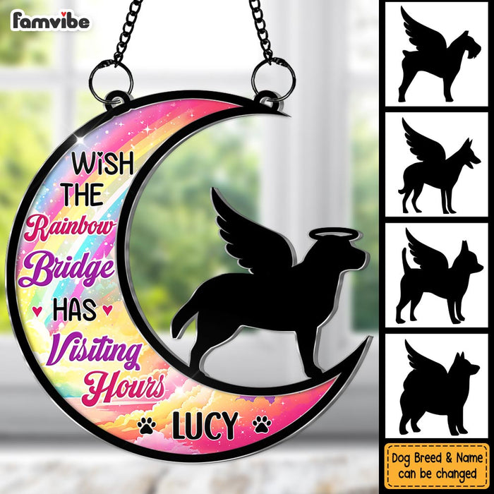 Gift For Dog Lover Rainbow Bridge Memo Acrylic Suncatcher Ornament 33837 1