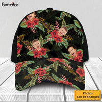 Custom Face Summer Tropical cap - Personalized Photo Classic Cap 33842 thumb 1