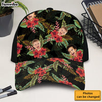 Custom Face Summer Tropical cap - Personalized Photo Classic Cap 33842 thumb 1
