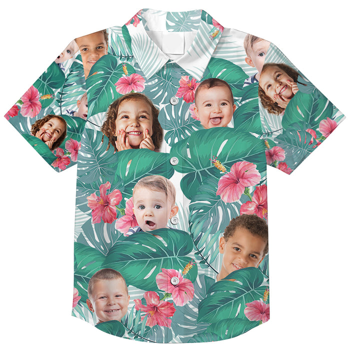 Personalized For Family Custom Photo Funny Family Face Hawaiian Shirt 33844 1
