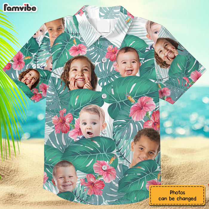 Personalized For Family Custom Photo Funny Family Face Hawaiian Shirt 33844 1