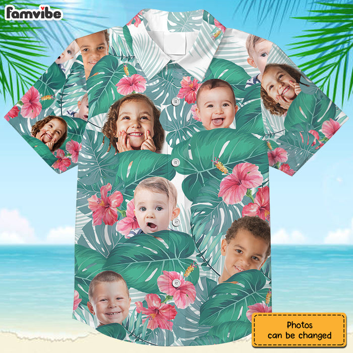 Personalized For Family Custom Photo Funny Family Face Hawaiian Shirt 33844 1