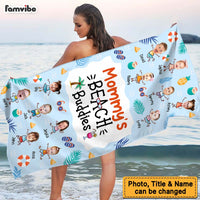 Personalized Gift For Grandma's Beach Buddies Beach Towel 33855 thumb 1