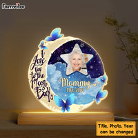 Personalized For Grandma Mom I Love You To The Moon And Back Plaque LED Lamp Night Light 33856 thumb 1