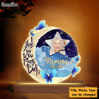 Personalized For Grandma Mom I Love You To The Moon And Back Plaque LED Lamp Night Light 33856 thumb 1