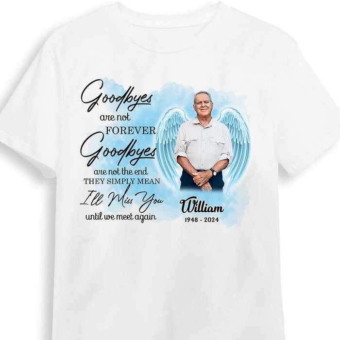 Personalized  Memorial Insert Photo Wings Shirt - Hoodie - Sweatshirt 33859 1