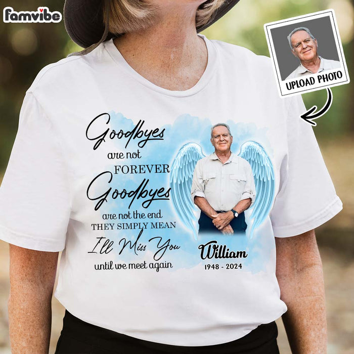Personalized  Memorial Insert Photo Wings Shirt - Hoodie - Sweatshirt 33859 1