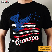 Personalized Papa with Grandkids Names Shirt - Hoodie - Sweatshirt 33860 thumb 1