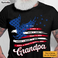 Personalized Papa with Grandkids Names Shirt - Hoodie - Sweatshirt 33860 thumb 1