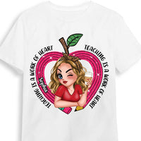Personalized Gift For Teacher Teaching Is A Work Of Art Shirt - Hoodie - Sweatshirt 33870 thumb 1