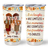 Personalized Gift For Friend Fall Vibes Our Friendship Full Printed Tumbler 33872 thumb 1