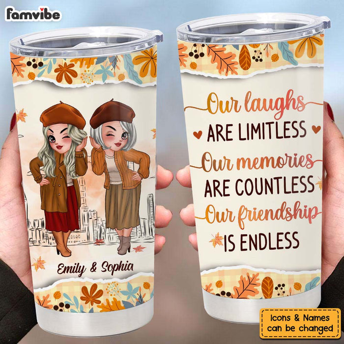 Personalized Gift For Friend Fall Vibes Our Friendship Full Printed Tumbler 33872 1