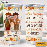 Personalized Gift For Friend Fall Vibes Our Friendship Full Printed Tumbler 33872 thumb 1